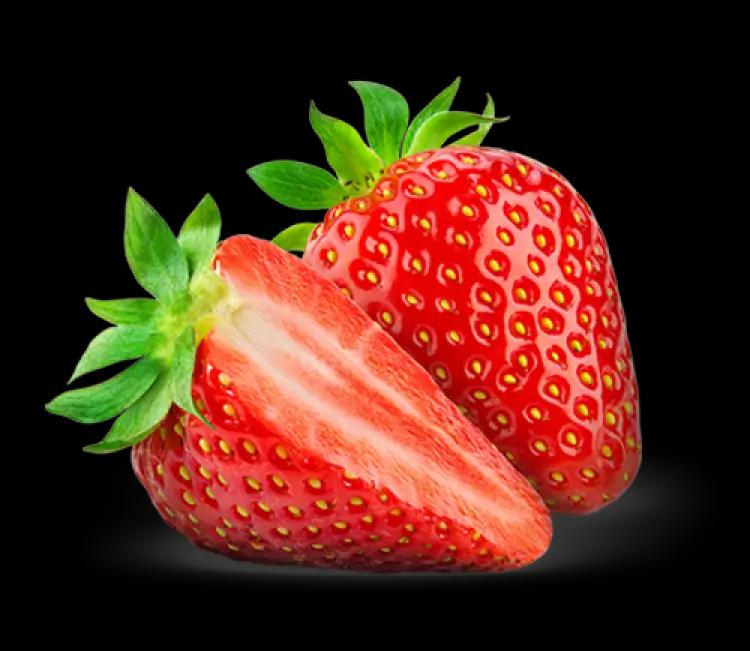 The strawberry taste